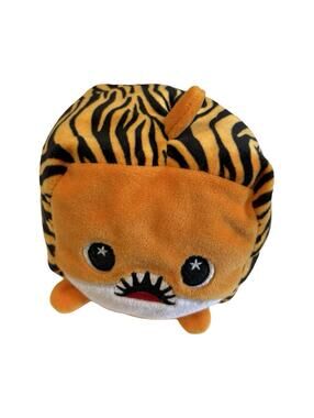 Moosh Moosh Squared Flip Ems MAC Tiger Shark Reversible Mood Change Plush